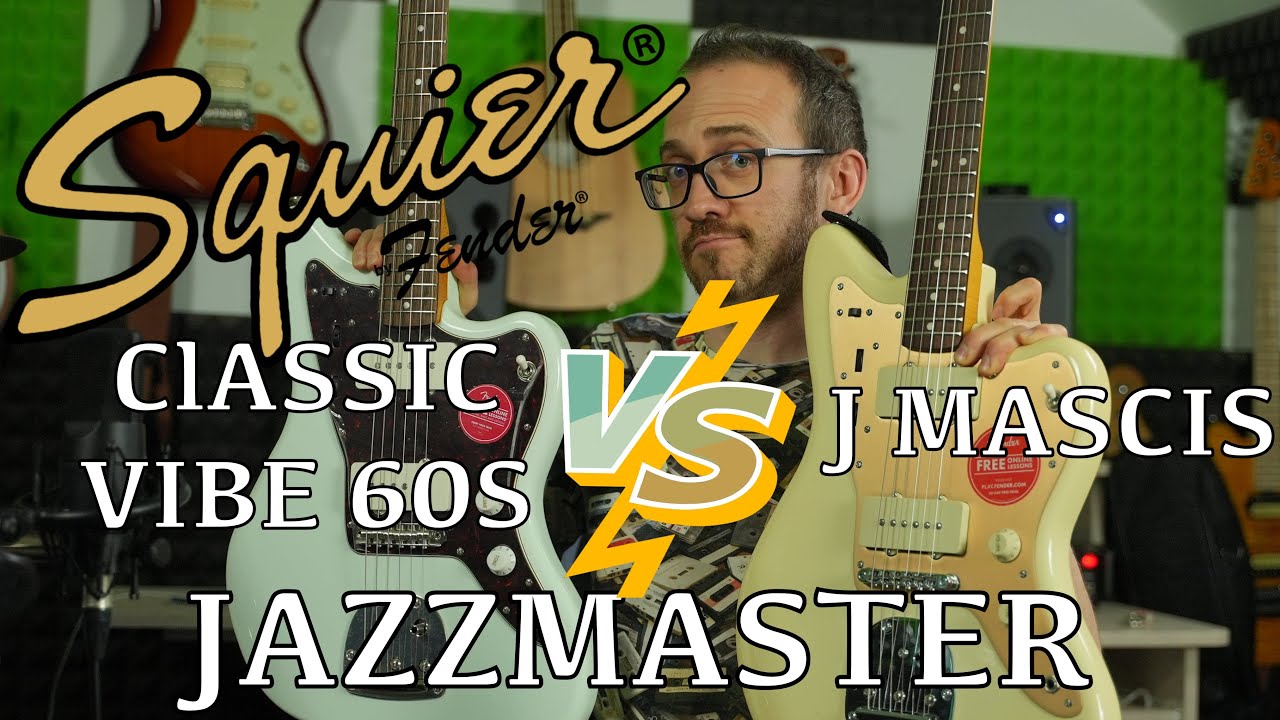 Squier Classic Vibe 60s VS J Mascis Jazzmaster: Dlaczego Tune-o-matic? Upgrade czy nie? (ENG SUB)