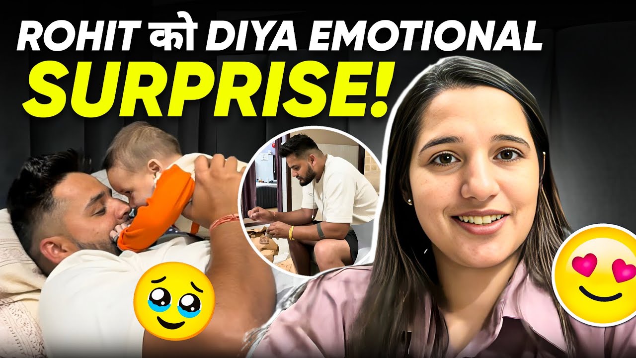 Rohit को diya emotional surprise❤️