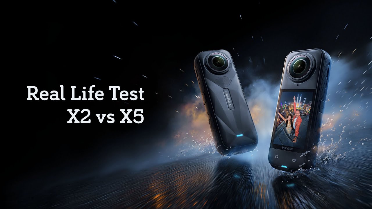 Insta360 - Vergleich der Bildqualität zw. Insta360 X2 und Insta360 X5