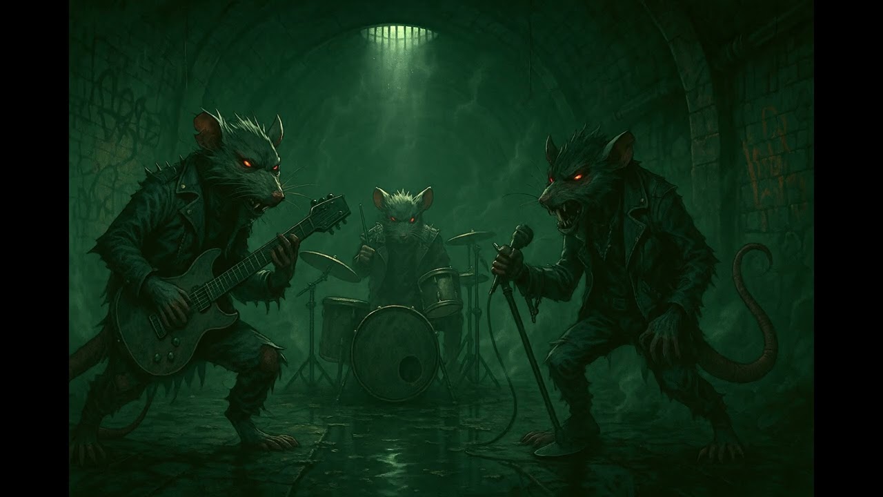 The Sewer Rats - Live from the Depths | Dark Underground Rock (AI-Generated)