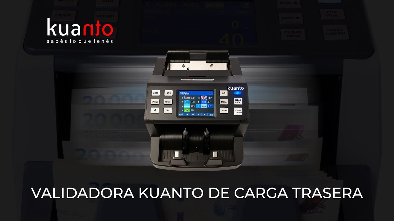 Validadora Kuanto (Carga Trasera)