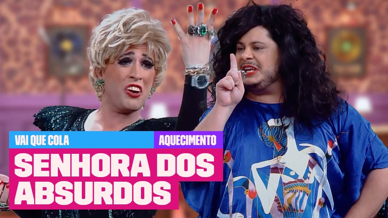 Paulo Gustavo traz a SENHORA DOS ABSURDOS para o M&Eacute;IER! | Aquecimento Vai Que Cola | Multishow