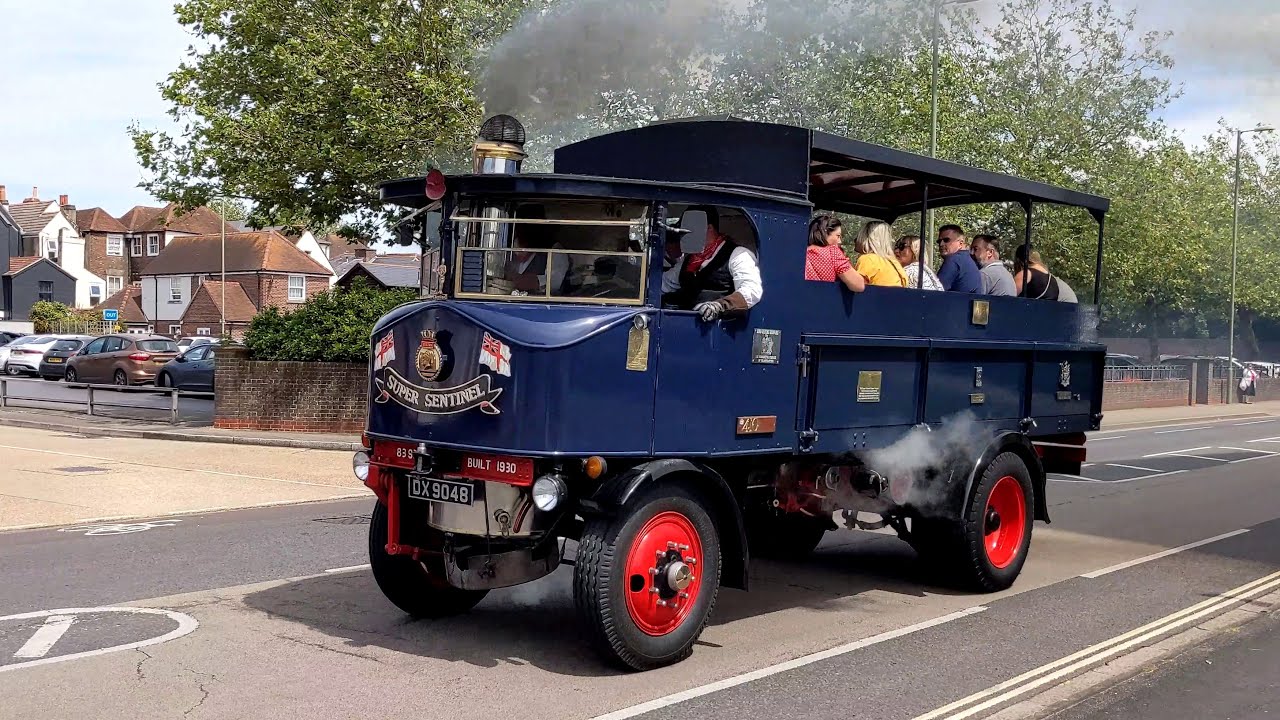 HMS Sultan Super Sentinel Steam Waggon in Gosport & Lee on Solent - Saturday 29 June 2024