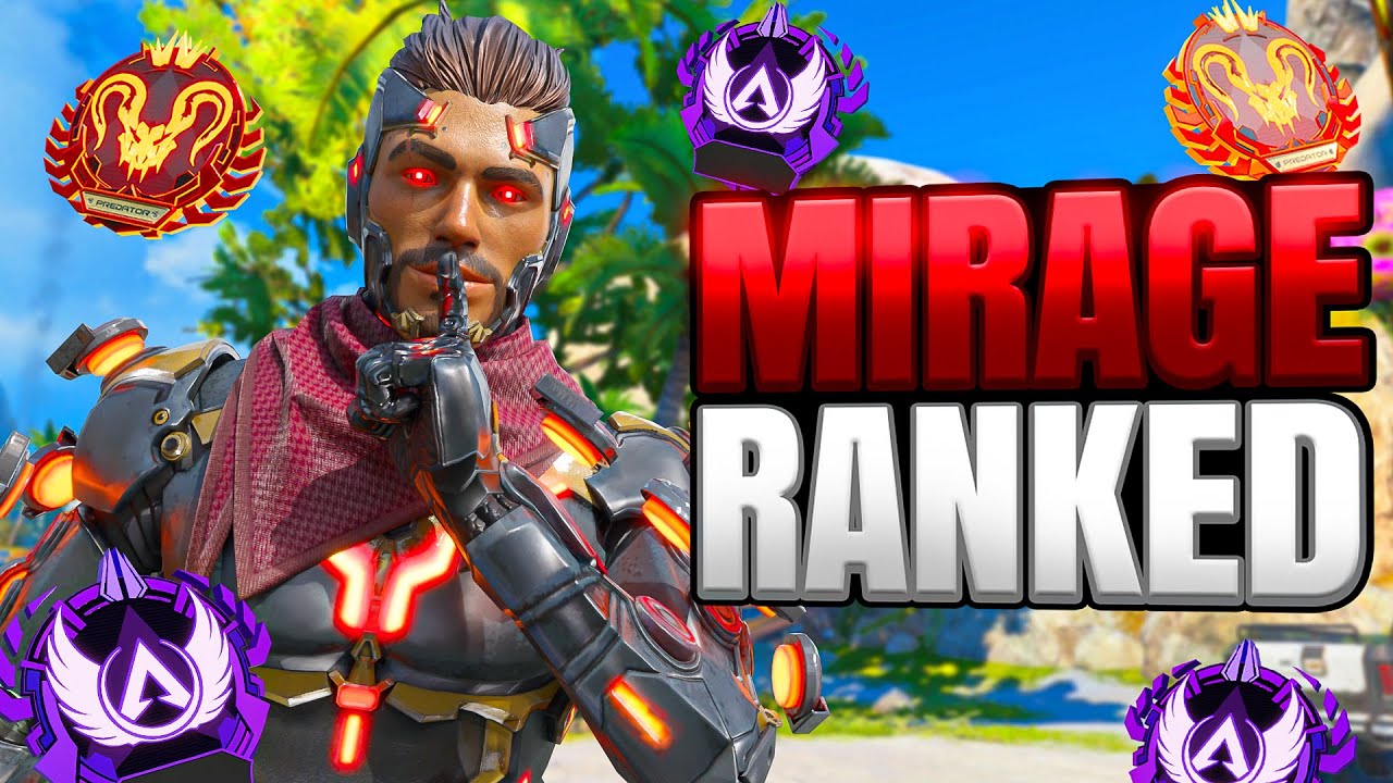 Рейтинговый игровой процесс высокого уровня Mirage — Apex Legends (без комментариев)