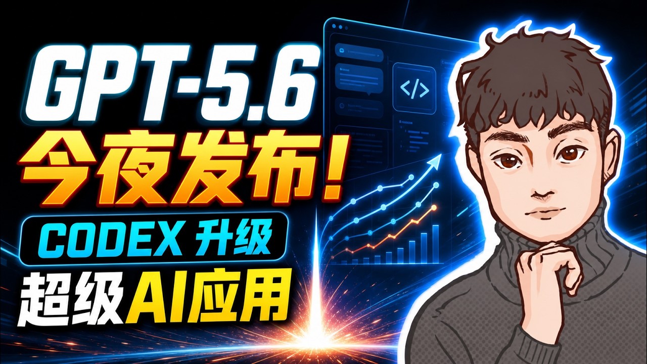 GPT5.6今夜发布！CodeX升级成为超级AI应用！【Vic TALK第1730期】