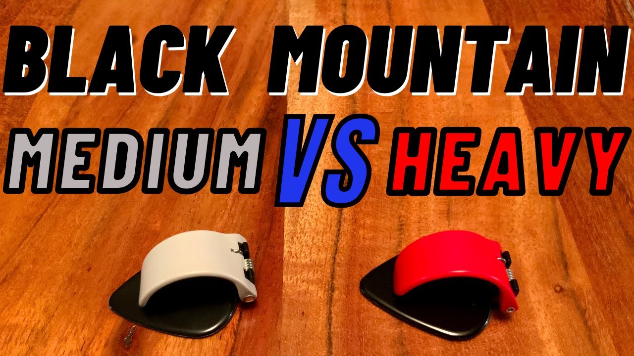 Black Mountain Thumb Pick Test: Medium VS Heavy