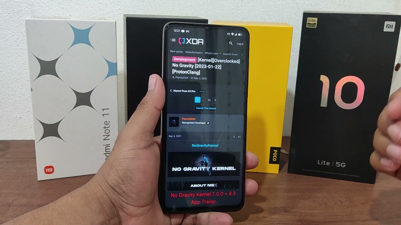 Poco X3 Pro Instalar Custom Kernel | No Gravity Kernel
