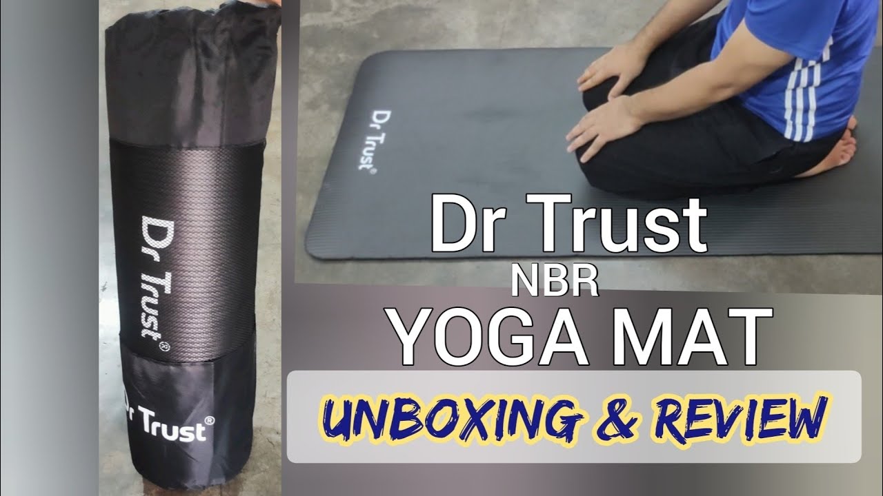 Dr Trust NBR YOGA MAT Unboxing and Review | Best YOGA MAT for Yoga and Exercise ||