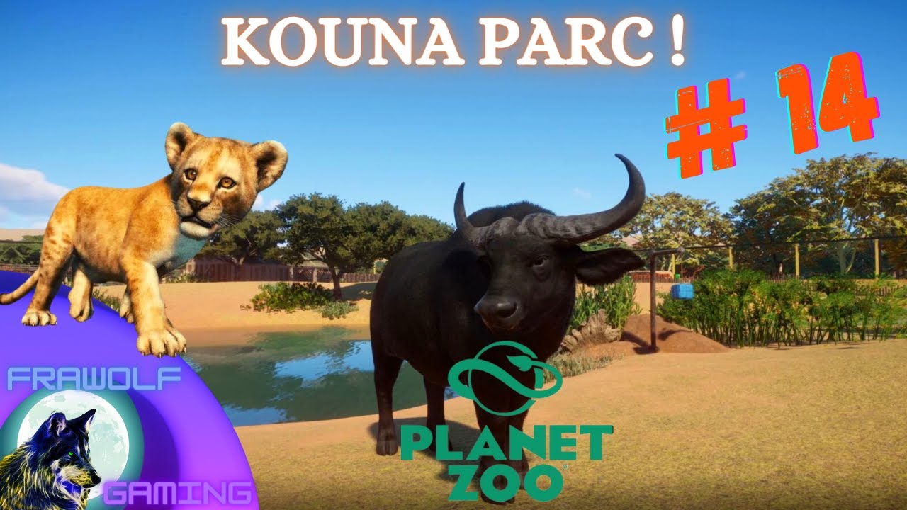 PLANET ZOO 🐘 KOUNA PARC EP.14 🦁 LES BUFFLES AFRICAINS ! 🦏