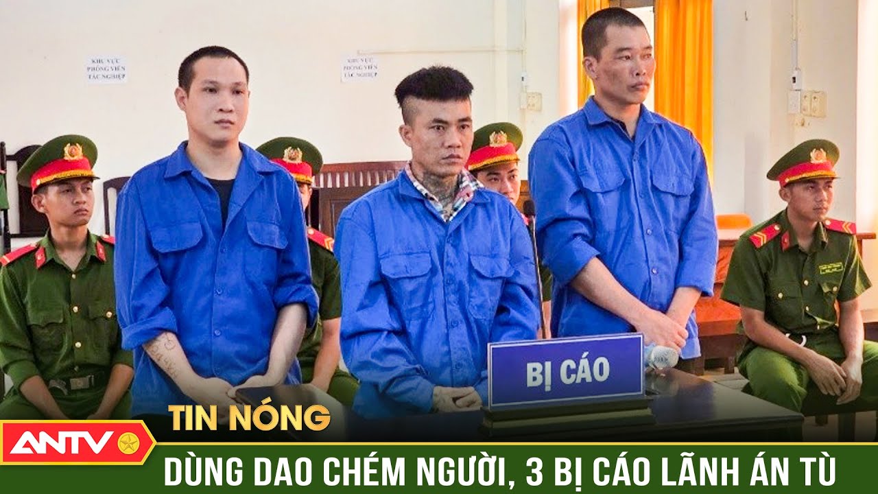 3 đối tượng dùng dao đâm chém người lãnh 29 năm tù | ANTV