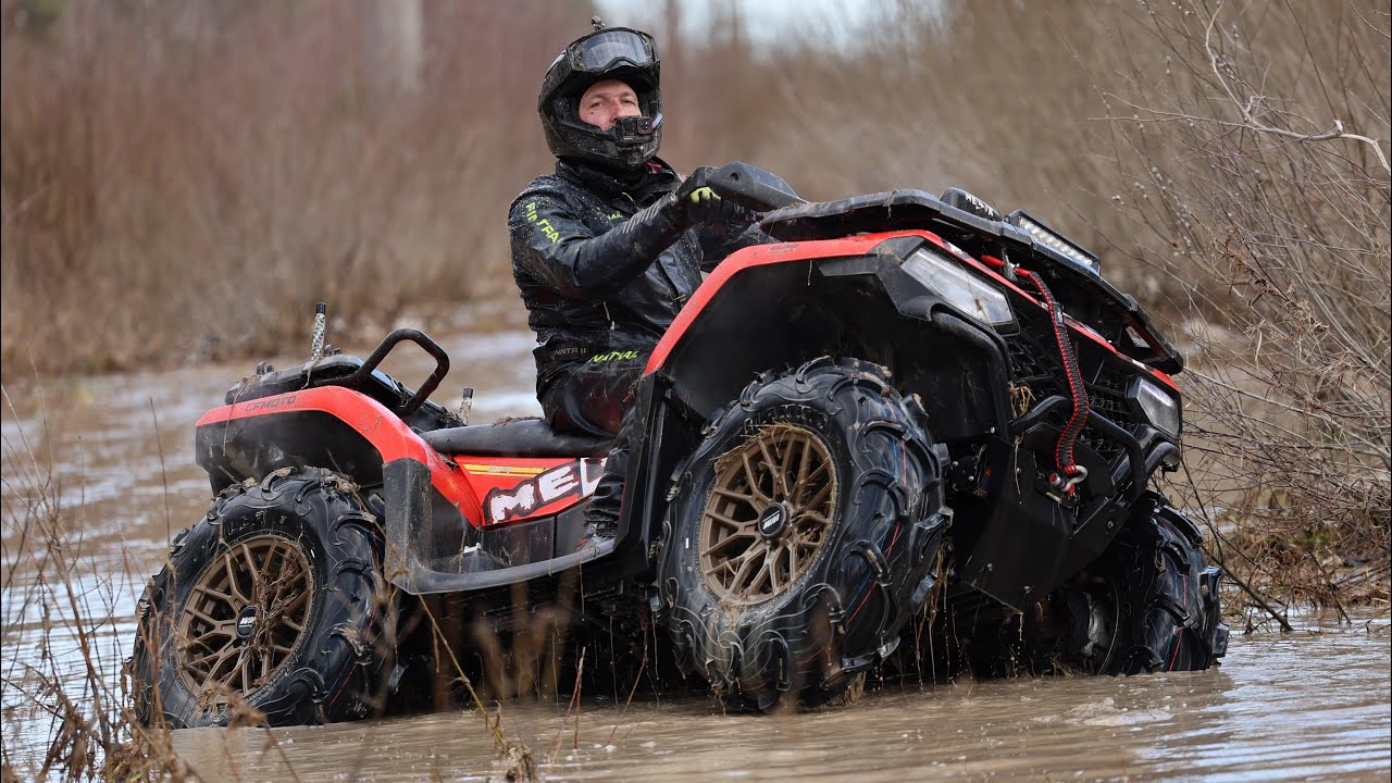 ТЕСТ ШНОРКЕЛЕЙ НА CFMOTO 500 ! Открываем КВАДРОСЕЗОН 2026 ; единственная в России пятисотка на 30х 
