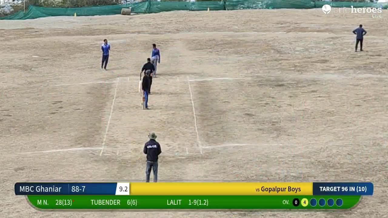 MBC Ghaniar vs Gopalpur Boys live cricket match | Dhaka Premier League Season 1  live - Dhaka stadi