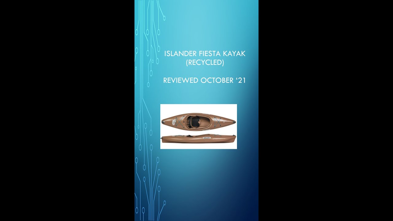 Review: Islander Fiesta Kayak (Part 1)