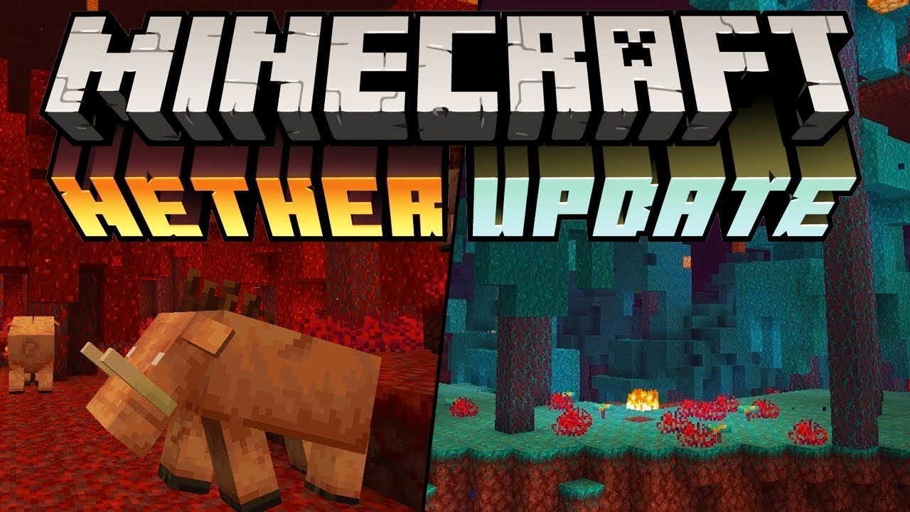 Minecraft 1.16 - Building a Nether Portal with the new Nether Update