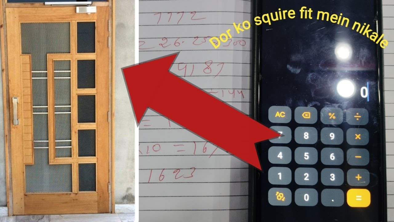 how to Door calculator square feet  Door ko squire feat Mein Kaise nikale #woodwork #oldfurniture