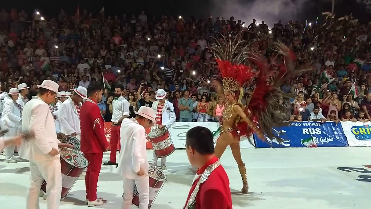 Comparsa R&aacute;faga 2018 &uacute;ltima noche .
