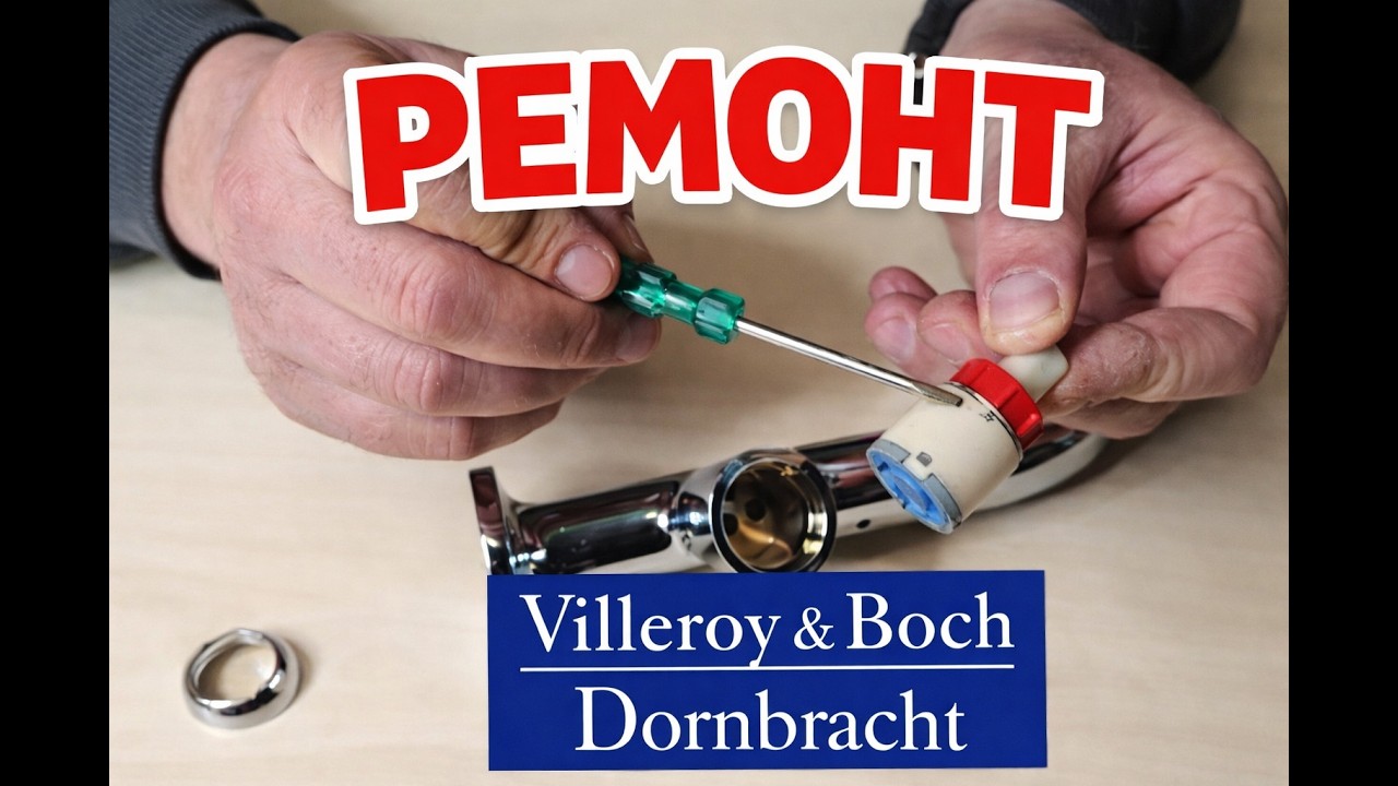 Ремонт змішувача Villeroy & Boch / Dornbracht — заміна картриджа