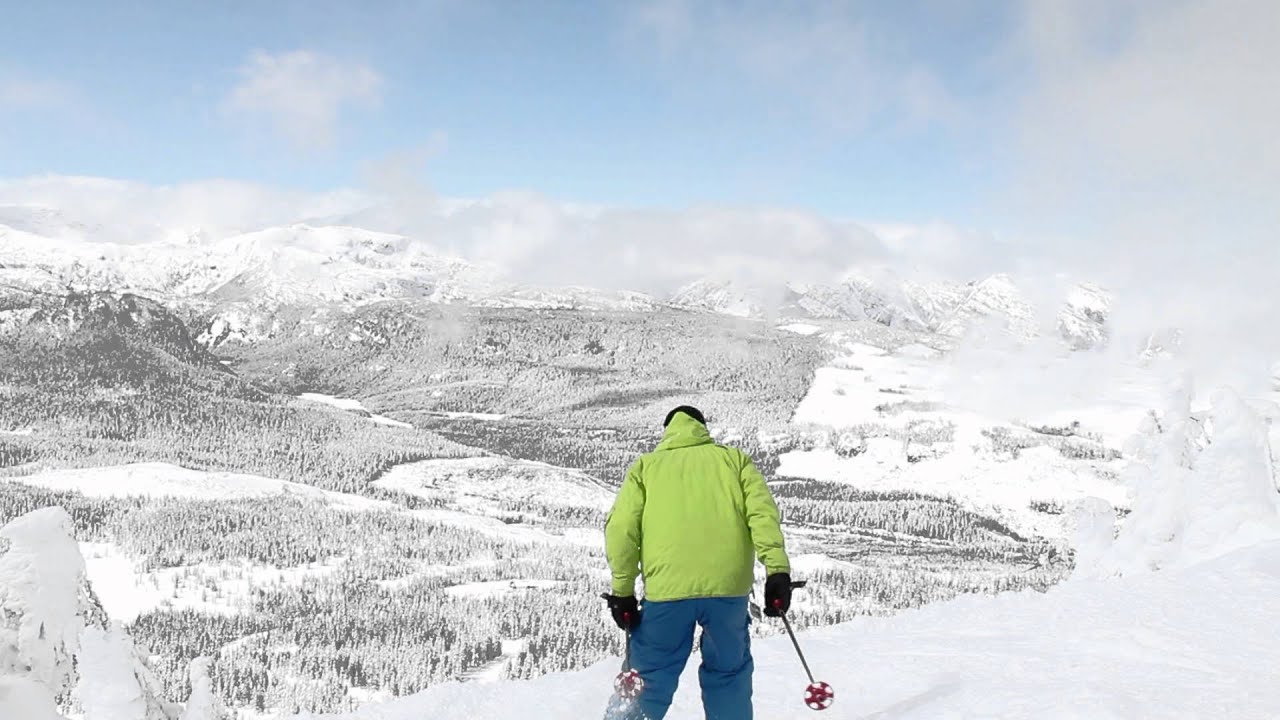 April Powder on Vancouver Island