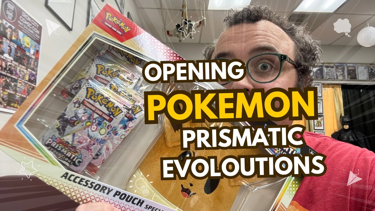 Pokémon Prismatic Evolutions Accessory Pouch  Bag x Opening! Will we pull a God Pack!
