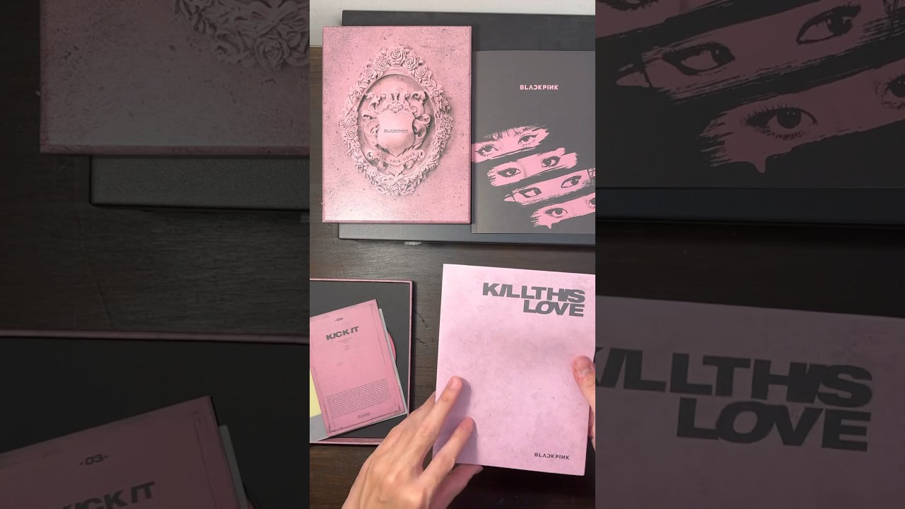 Unboxing BLACKPINK mini Album 《Kill This Love 》 #blackpink #lisa #ros&eacute; #jisoo #jennie #killthislove