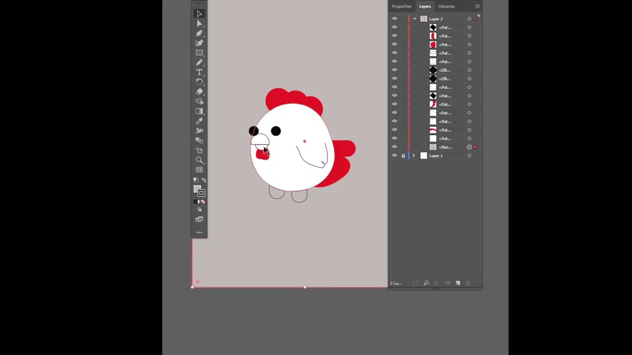 chicken vector