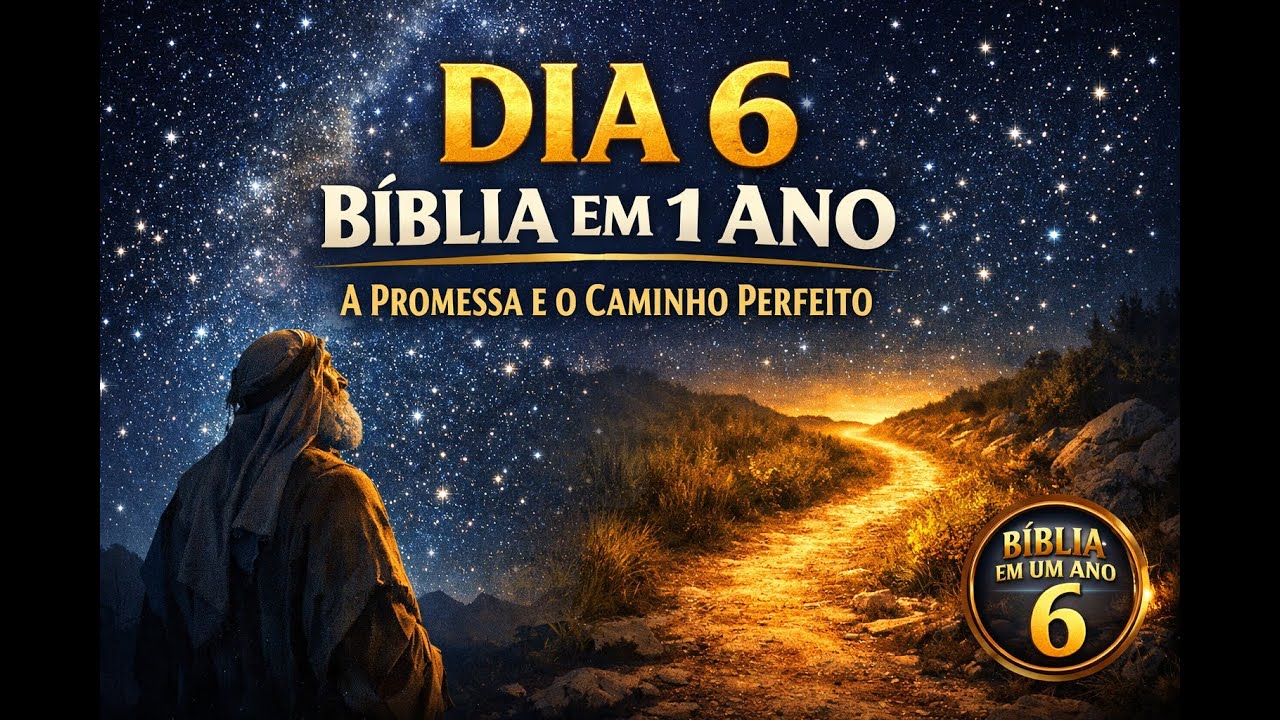 Dia 6 – A Promessa a Abraão e o Caminho Perfeito de Jesus | Bíblia em Um Ano