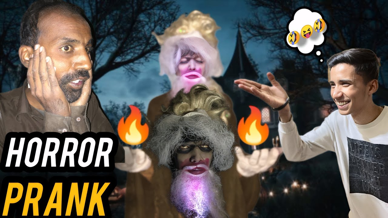 Horror prank👻|Sonu ustad dher jay🤣|aj to makeup bhot zaya huya😁