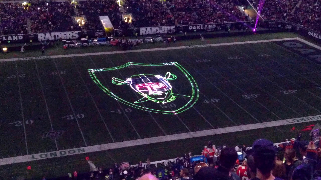 Spurs NFL Half-Time Laser Show