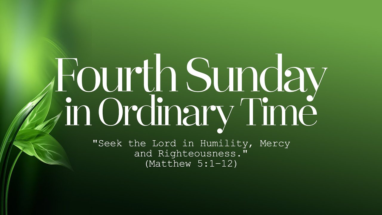 Fourth Sunday in Ordinary Time