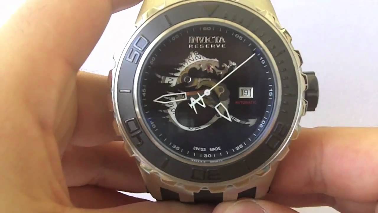 Invicta Watches - Men's 0510 Subaqua Noma Specialty Reserve Dragon Automatic SW200 Swiss Made Watch