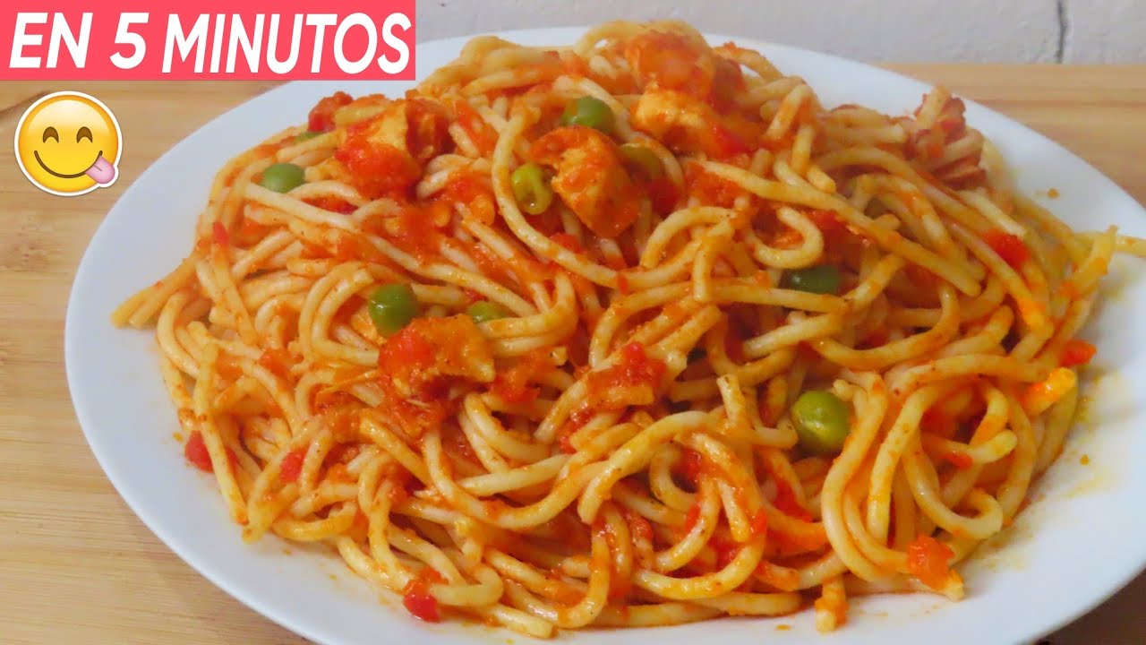 Así preparo TALLARINES con POLLO en SALSA de ZANAHORIA🥕 RIQUÍSIMO Receta fácil /Espagueti con pollo