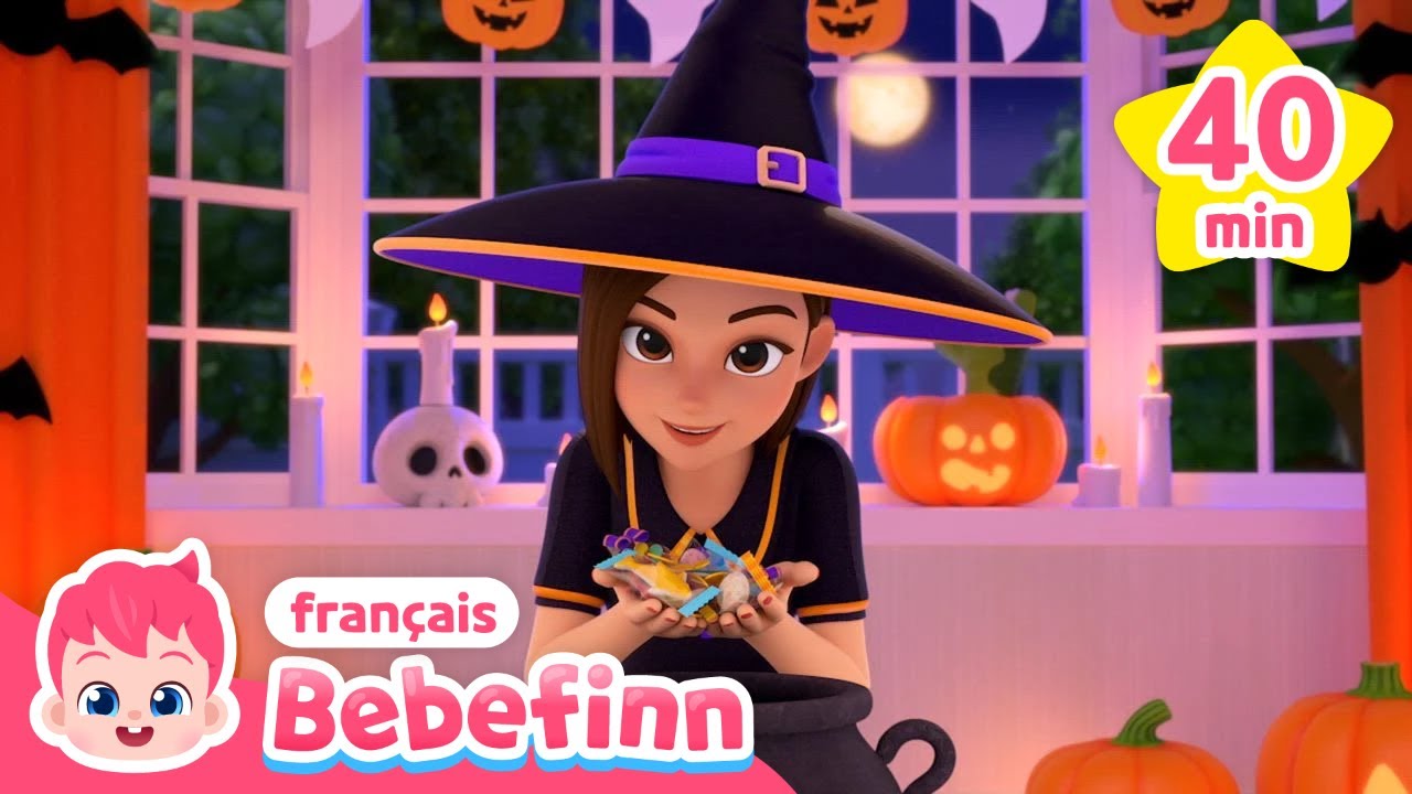 Prépare-toi pour Halloween 🎃 | +Comptines populaires | Bebefinn en français👶Chansons pour Enfants