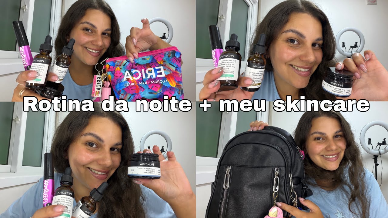 Rotina da noite + meu skincare