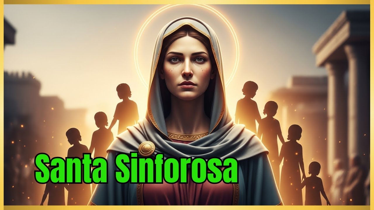 ✝️La vida y los milagros de Santa Sinforosa y sus hijos🙏M&aacute;rtires de la fe🌹