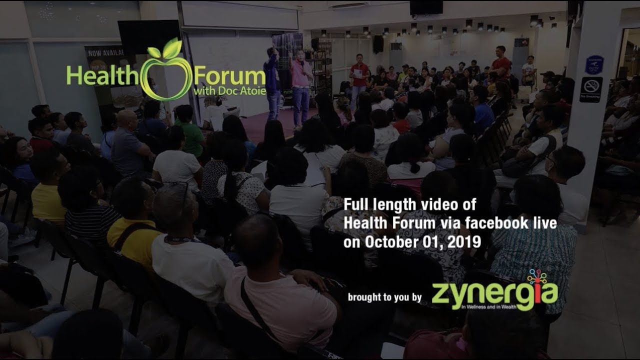 1 October 2019 | Health Forum via Facebook Live