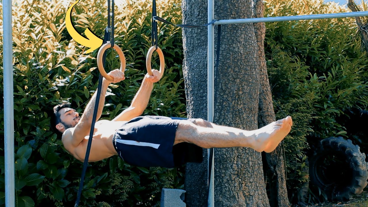 Complete Front Lever Workout On RINGS
