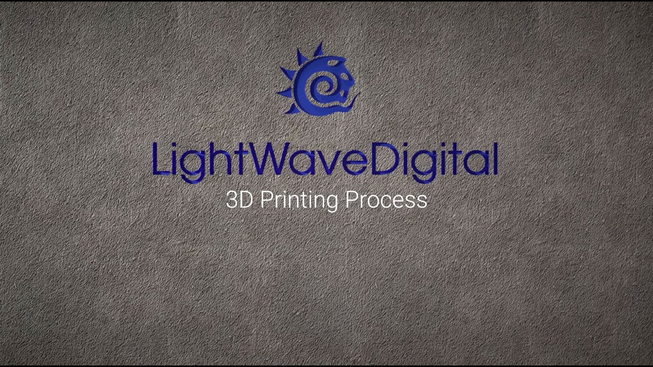 Lightwave 3D  -  3D Printing Process with Simon Smalley