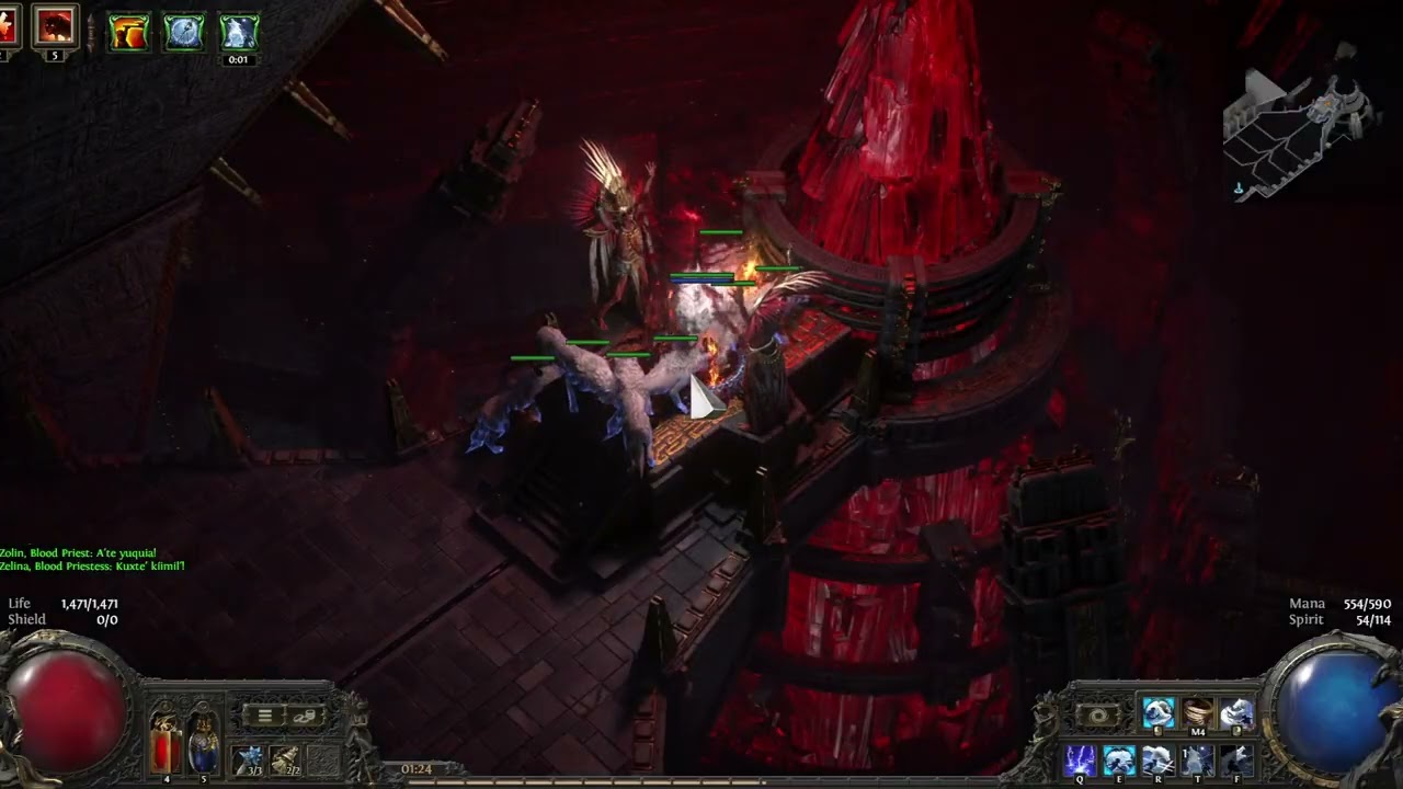 Zolin and Zelina yap in PoE 2