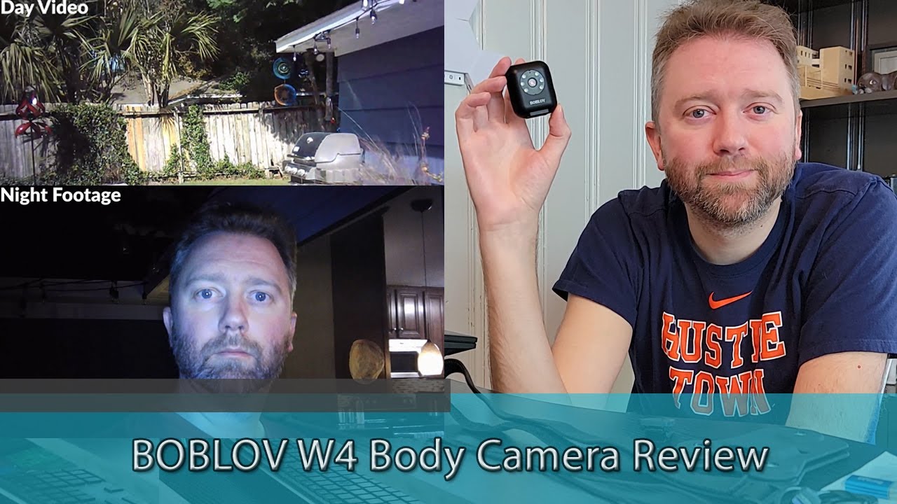 COMPACT AND LIGHTWEIGHT BODY CAM - BOBLOV W4 Body Camera Review