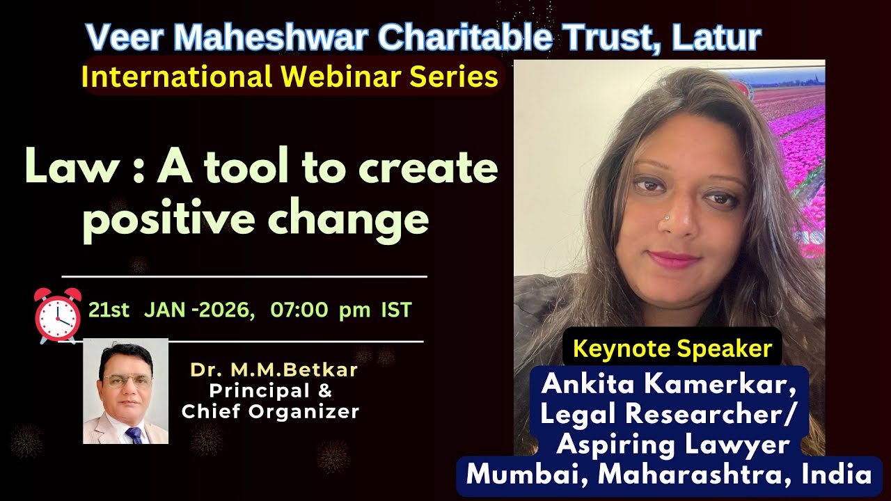 Law : A tool to create positive change