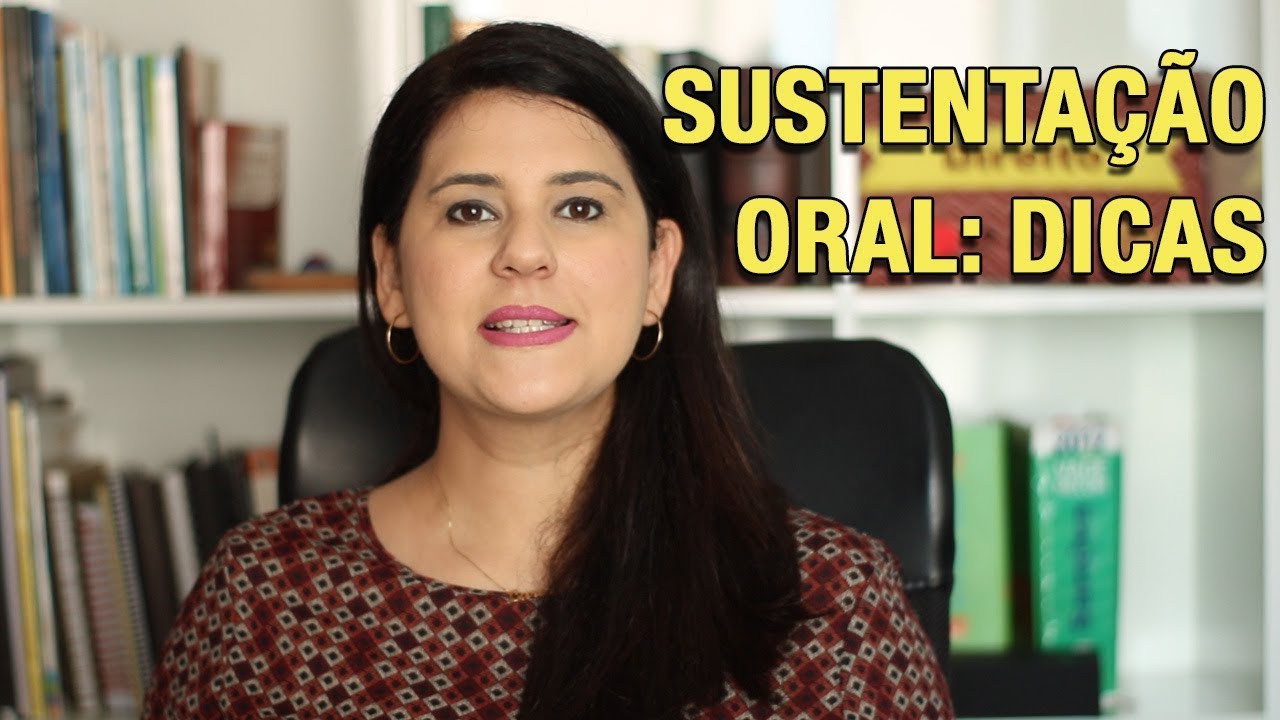 SUSTENTA&Ccedil;&Atilde;O ORAL: DICAS
