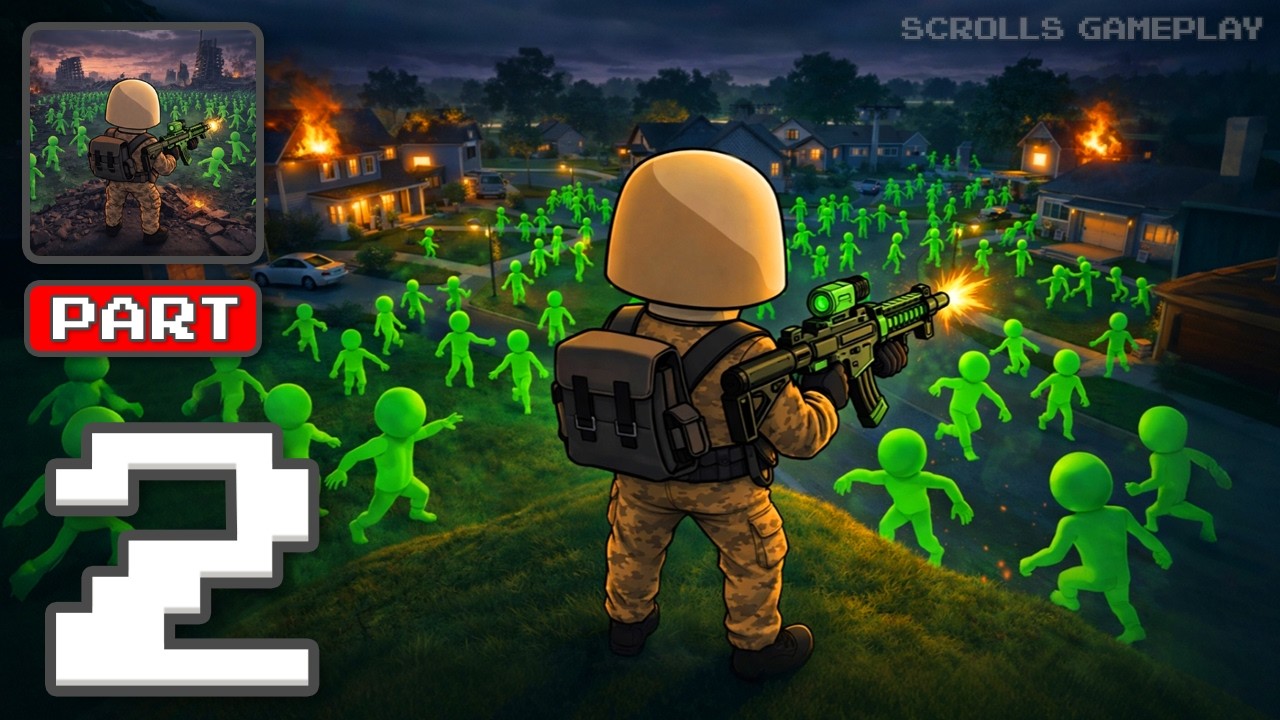 Infector Sniper 3D - Gameplay Walkthrough Part 2 - Sniper Of The Outbreak (iOS, Android)