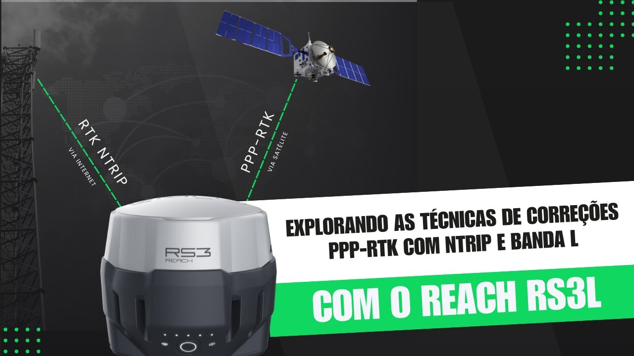 EMLID RS3L - Explorando as técnicas de correções PPP-RTK com NTRIP e Banda L
