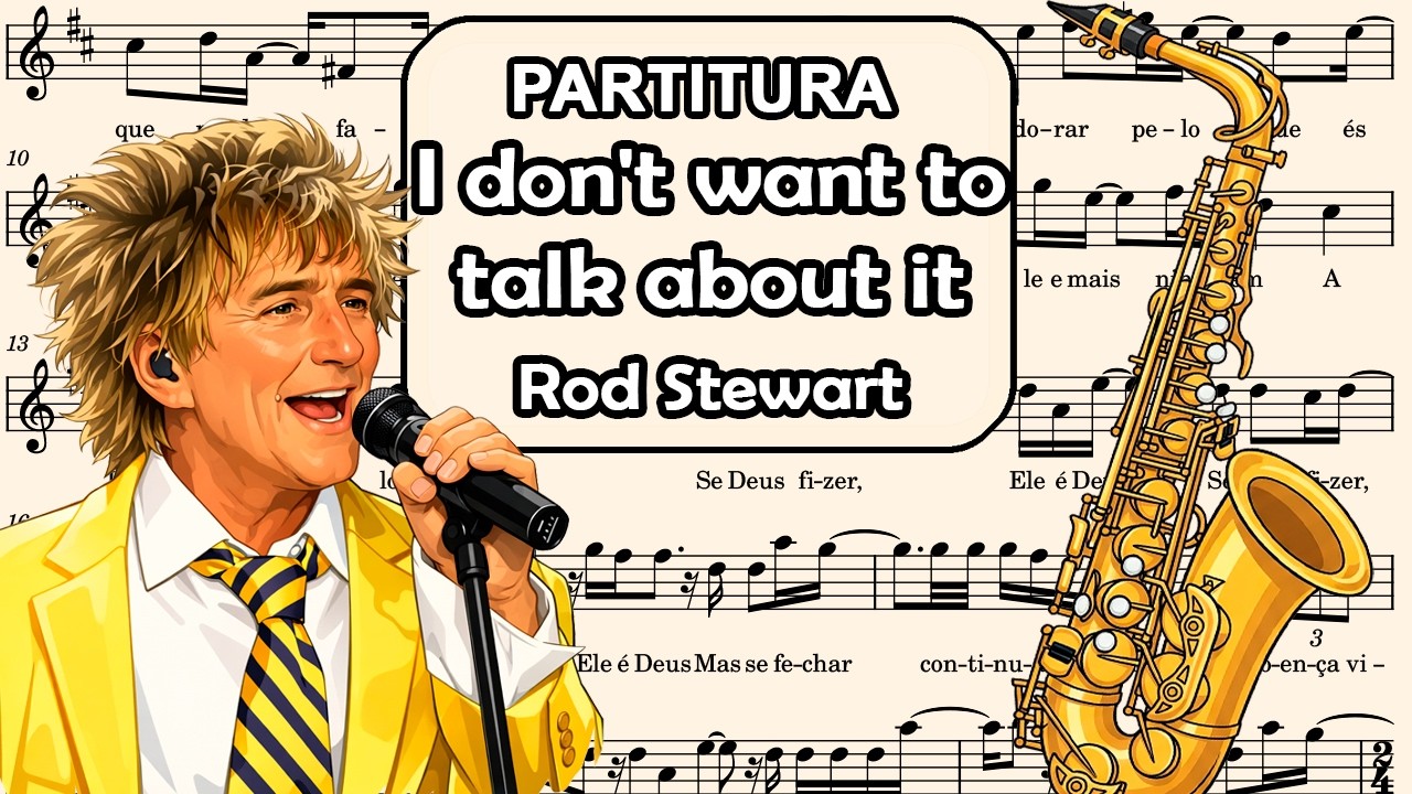 I don't want to talk about it - Rod S. | Partitura para Sax Alto, Sax Barítono, e Requinta