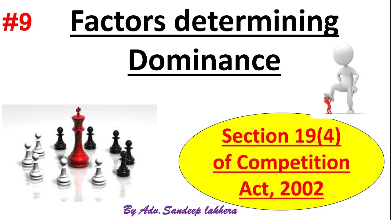 Factors determining Dominance - Section 19(4) Competition Act 2002 #competitionlaw