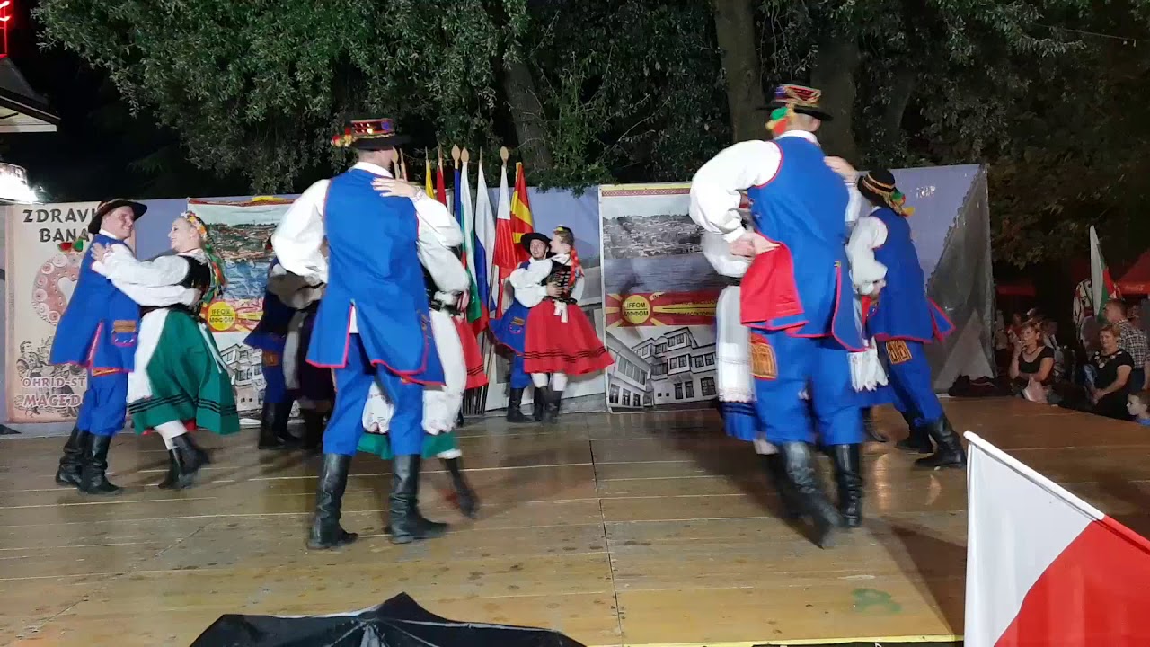 Zespół  Tańca Ludowego Kościelec w Macedonii