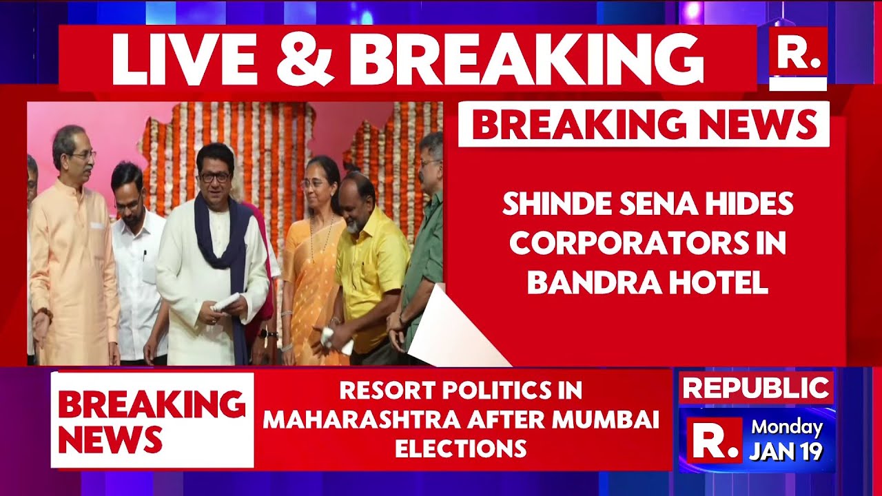 Resort Politics Returns in Maharashtra | Shinde Camp Moves Corporators After Mumbai Polls