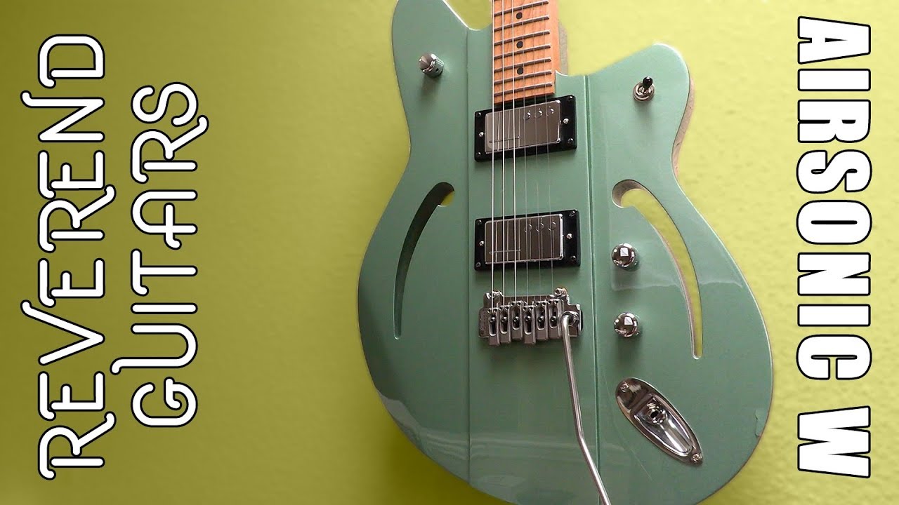 A Solidbody Hollowbody?! - Reverend Guitars Airsonic W Demo & Review