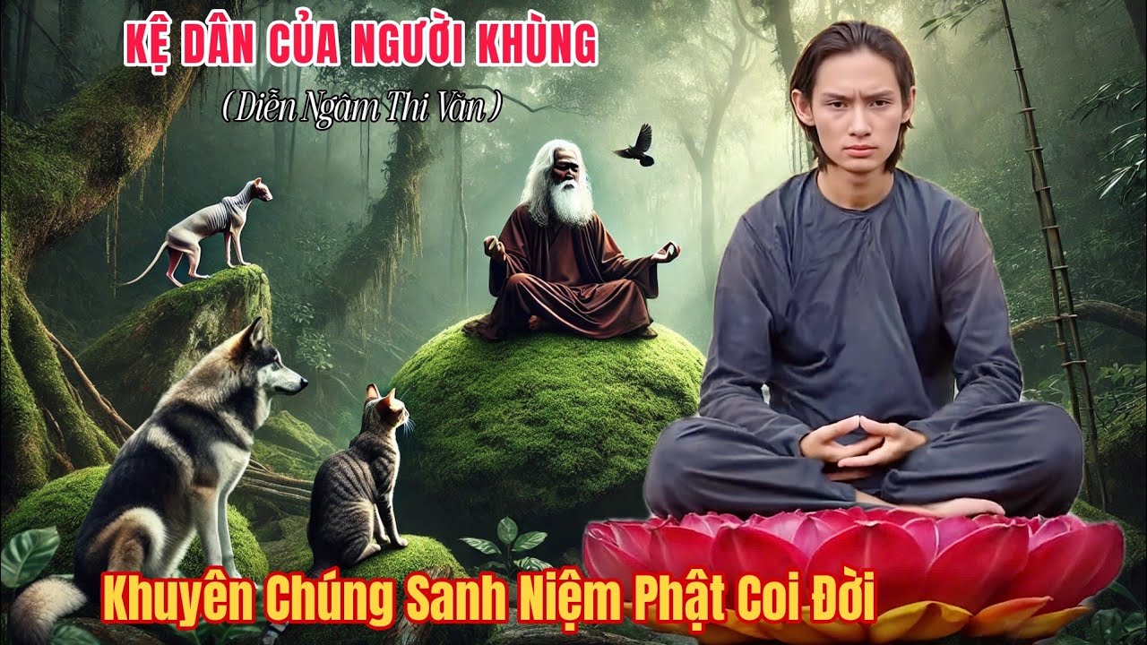 Kệ dân của người khùng - Khuyên chúng sanh niệm Phật coi đời - Diễn ngâm thi văn Phật Giáo Hoà Hảo