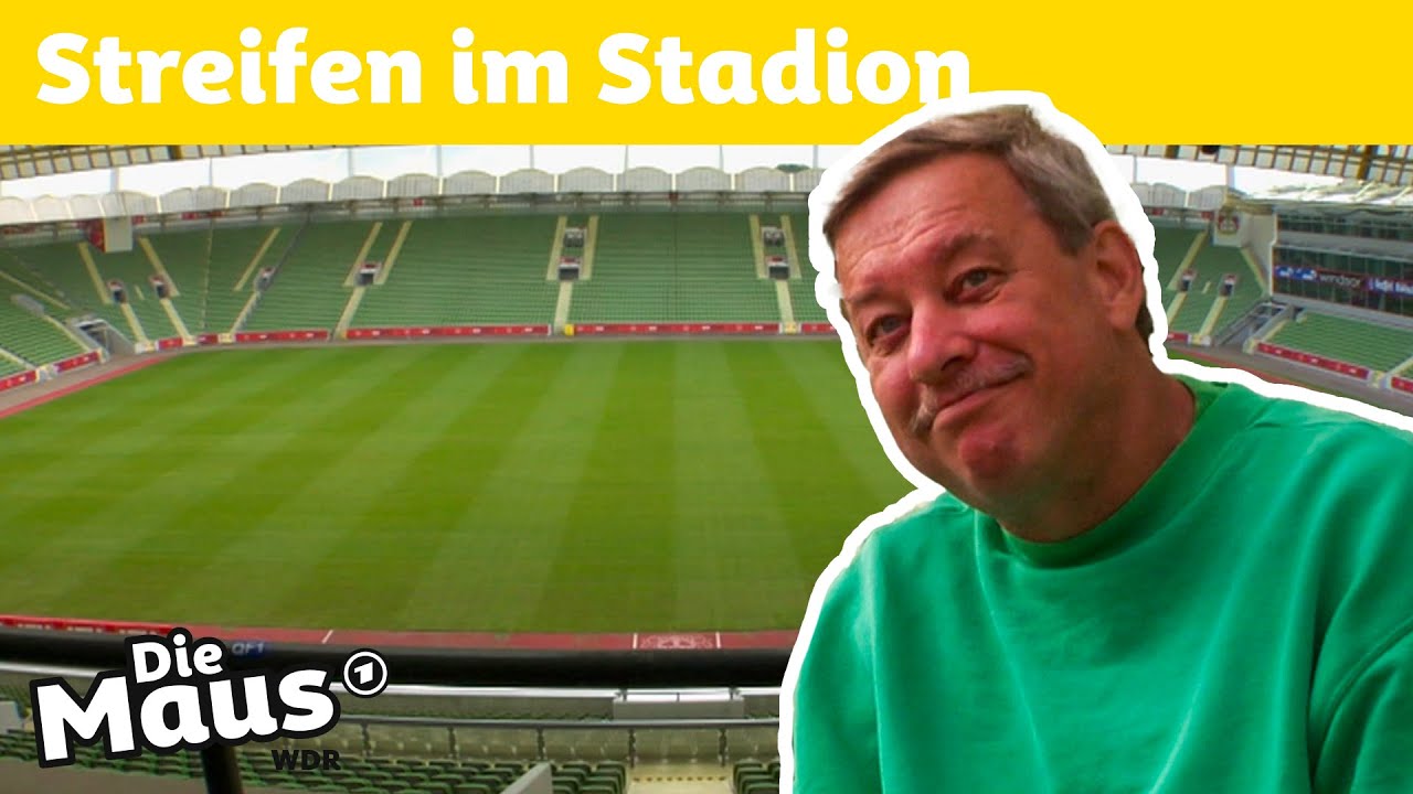 Wie kommen die Streifen in den Fu&szlig;ballrasen? | DieMaus | WDR